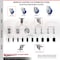 Service Caster 3 Inch 316SS Blue Poly Swivel 3/4 Inch Expanding Stem Caster Set Lock Brake SCC-SS316TTLEX20S314-PPUB-BLUE-34-4 - alternate 1